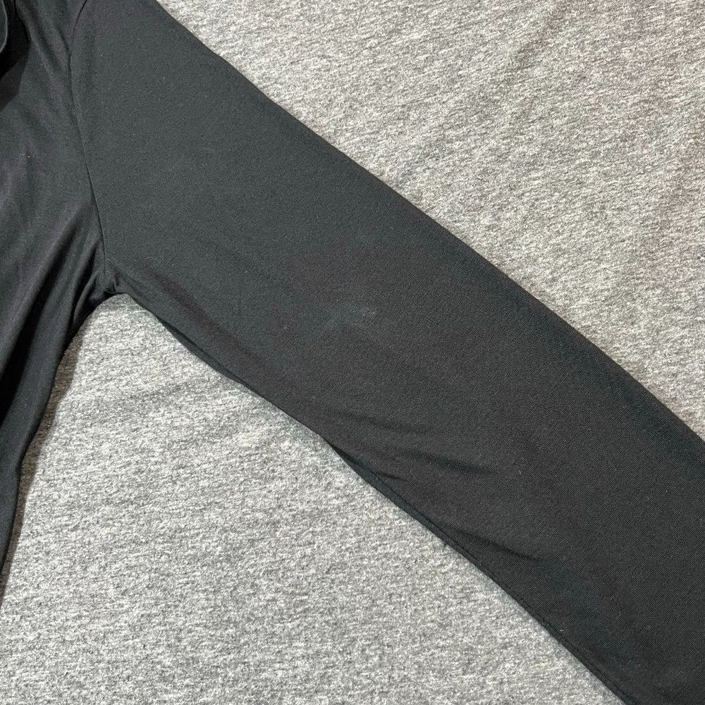 CALVIN Klein Performance Black Knot Long Sleeve Crew Neck Workout Shirt | Sz XL - Picture 3 of 11
